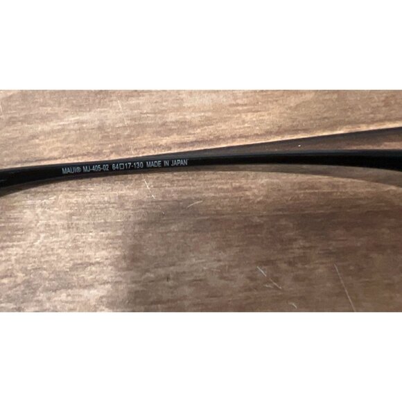 Maui Jim Makaha 405-02 Polarized Sport Sunglasses Grey Lenses Gloss Black Frame - Picture 9 of 10